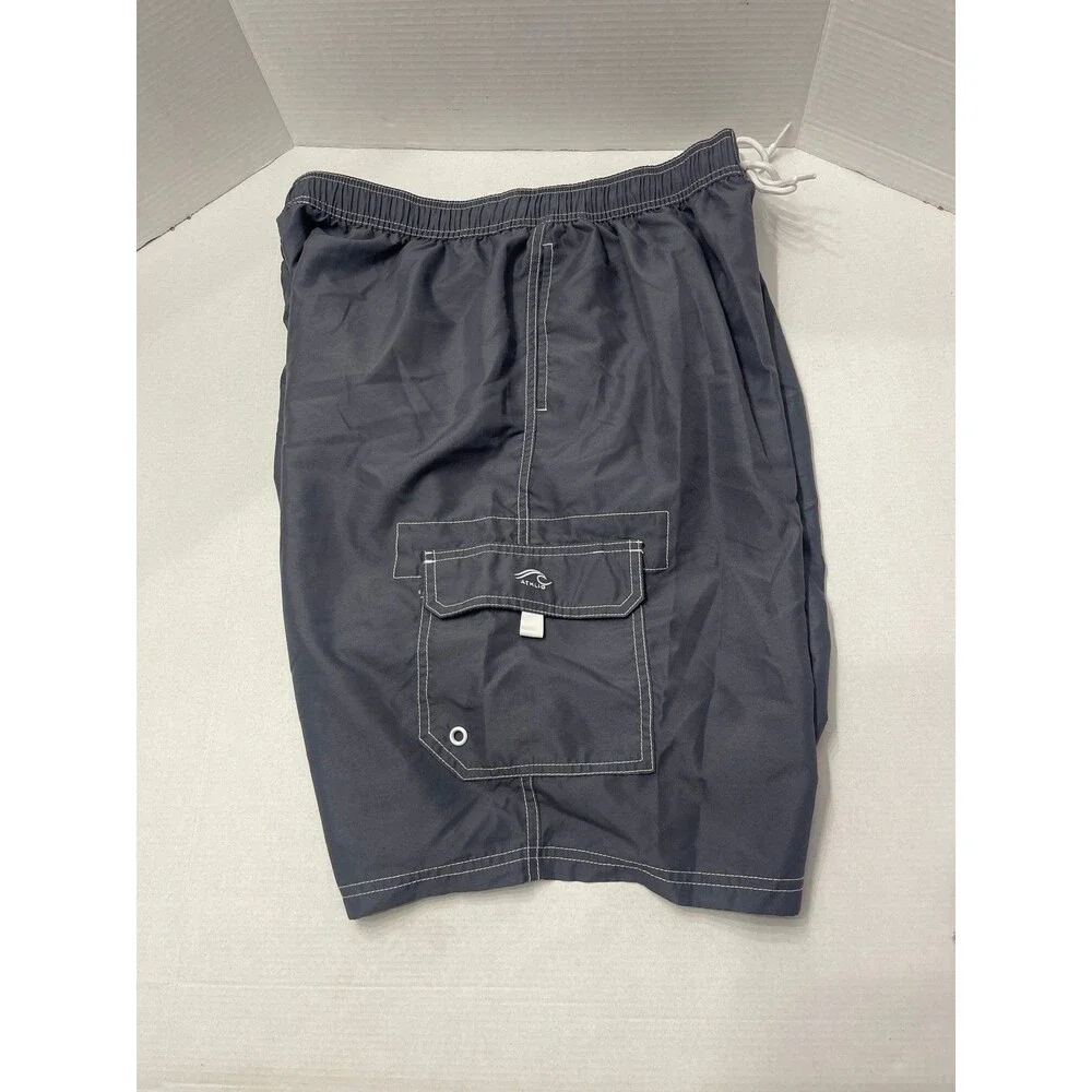 Athlio Men’s Swimming Trunks Gray Size XL New Without Tags